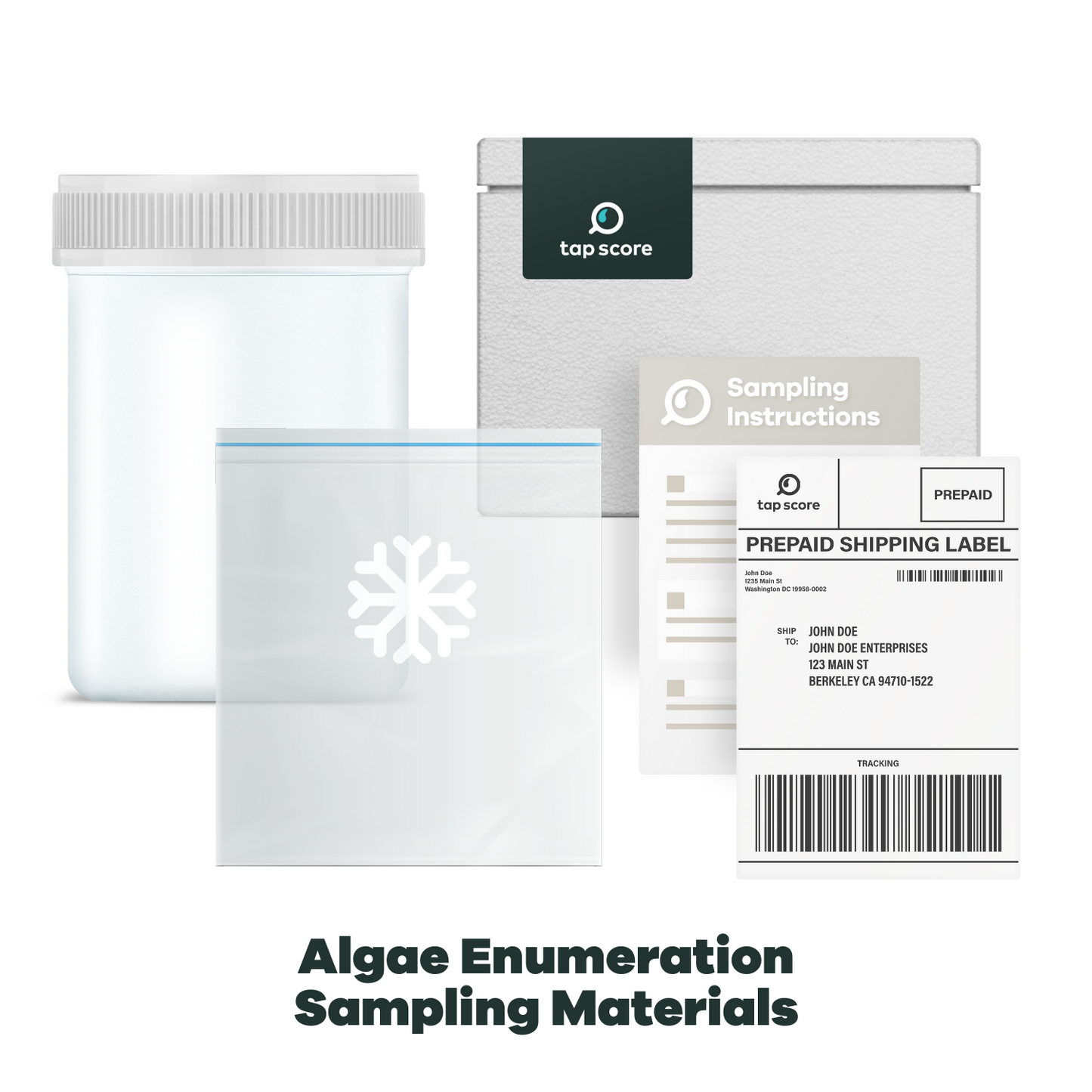 Algae Enumeration Sampling Kit Laboratory Test