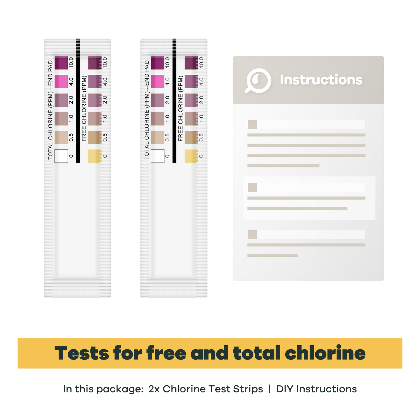 Chlorine Test Strips DIY - At Home for Drinking Water