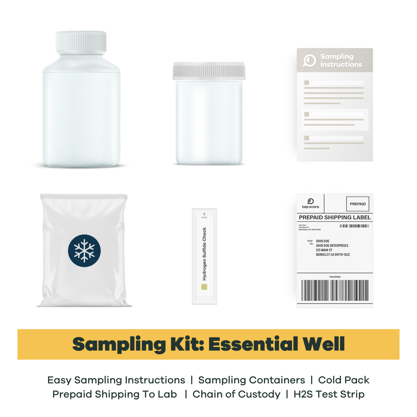 Essential Well Water Test Kit Tap Score