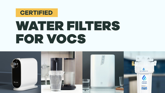 What water filters are certified to remove VOCs? - BLG176