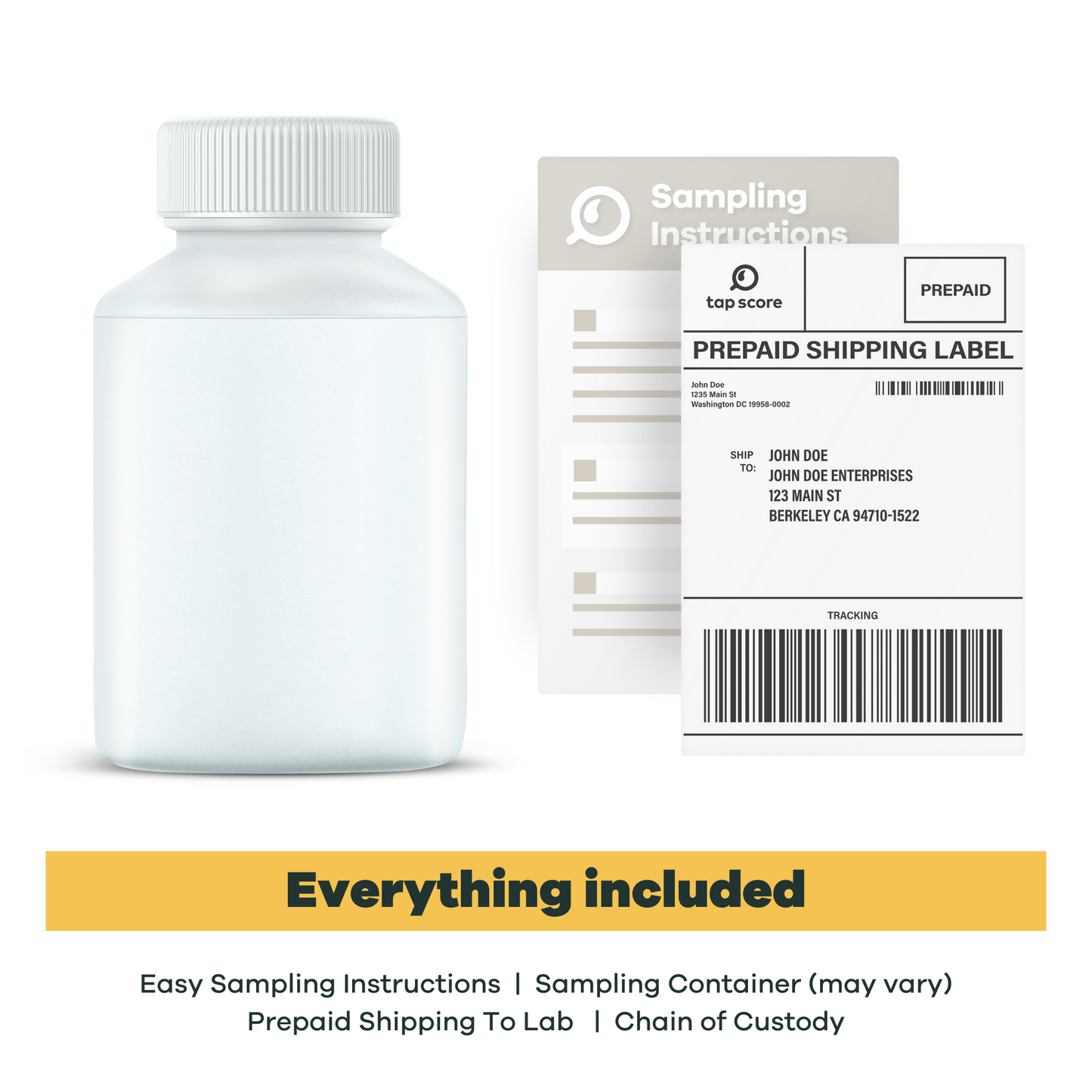 Silica Drinking Water Sampling Kit for Lab Analysis