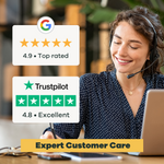Top rated, expert customer service.