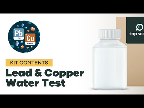 Lead and Copper Water Test Kit Contents